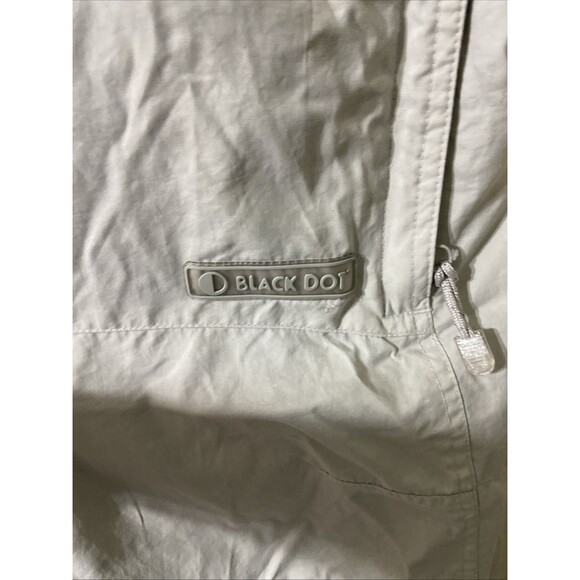 Black Dot Womens Waterproof Outerwear Pants Large Nylon Light Gray 055803 - Picture 2 of 7